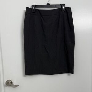 Calvin Klein Charcoal Gray Pencil Skirt